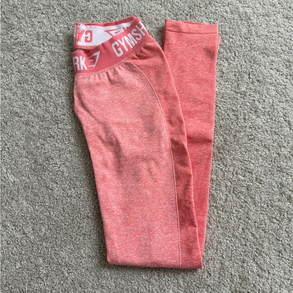 Gymshark Peach Coral Flex Leggings